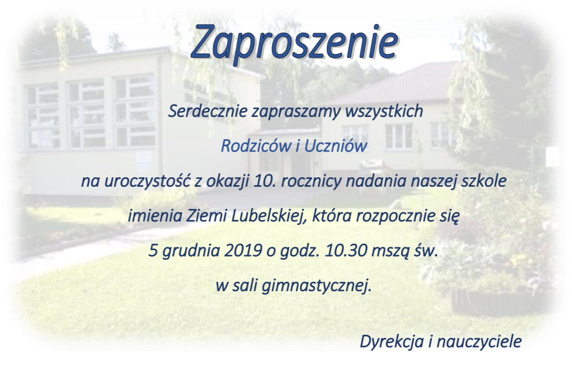 zaproszenie
