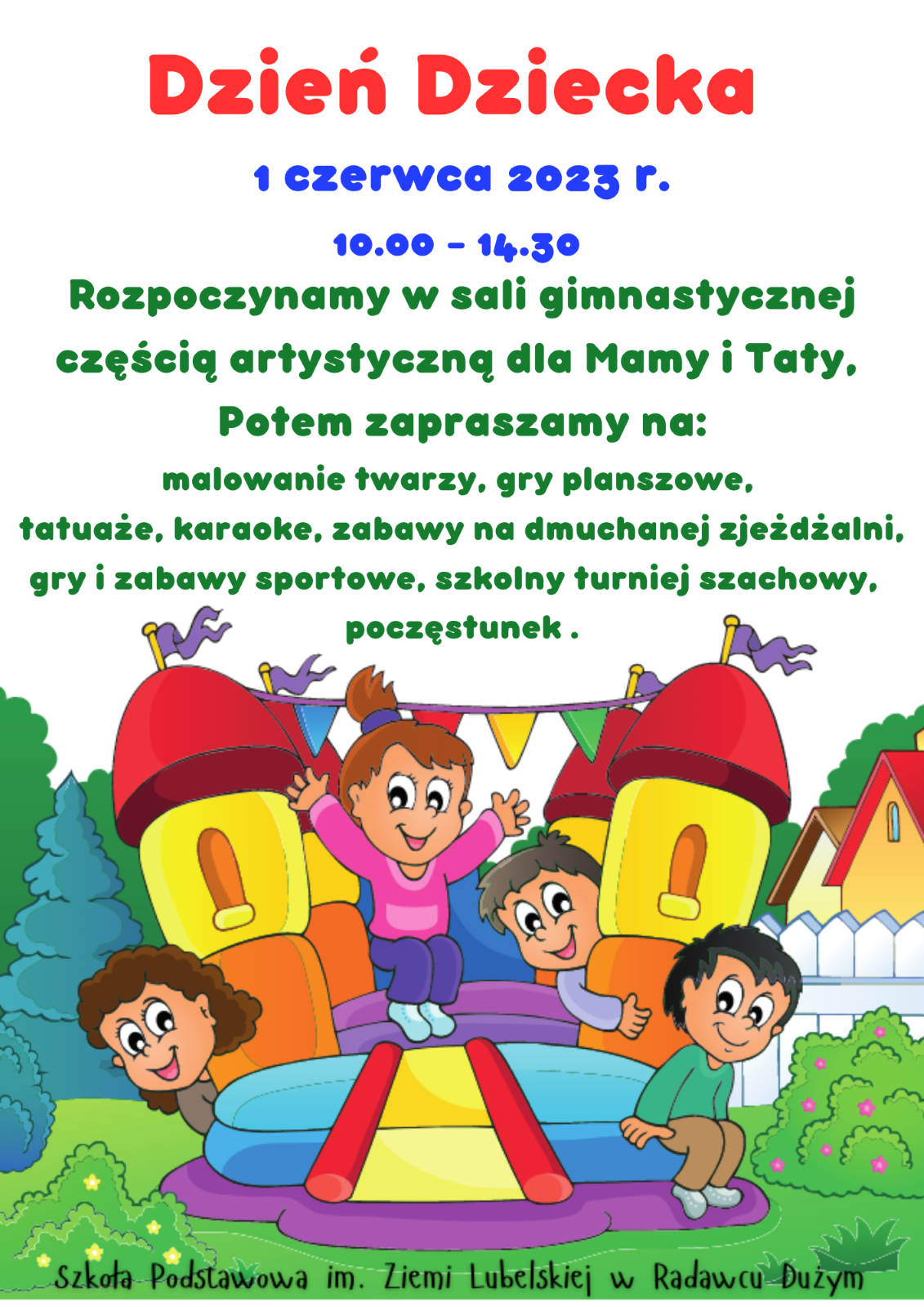 Dzień Dziecka plakat 2023
