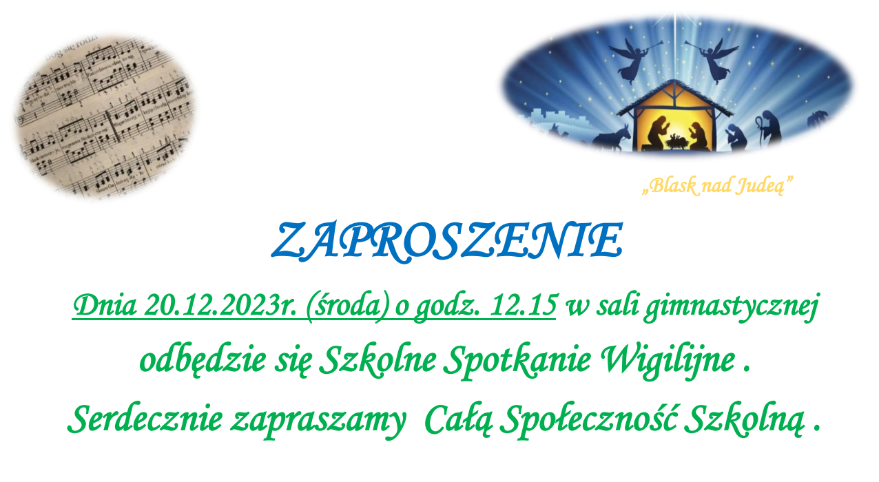 zaproszenie Radawiec wigilia